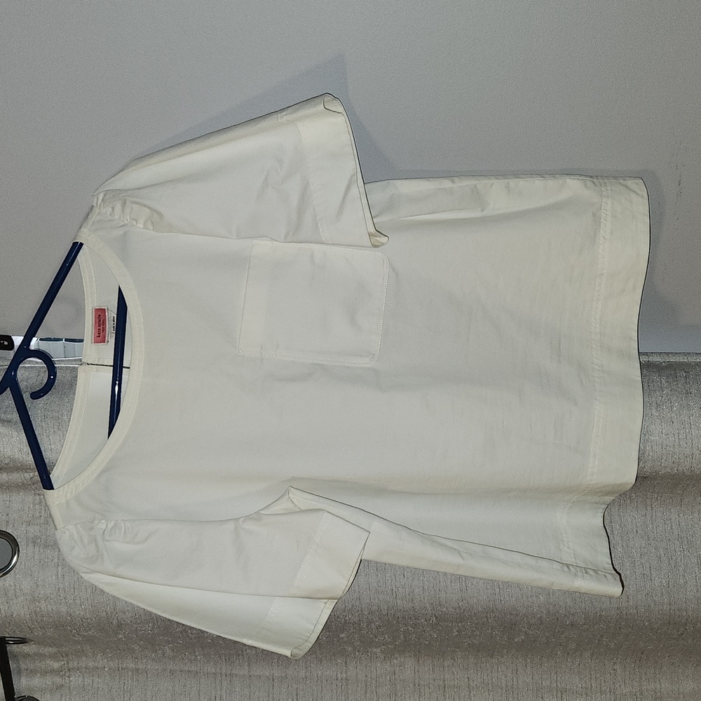 Kate Spade White Blouse with Pocket Detail